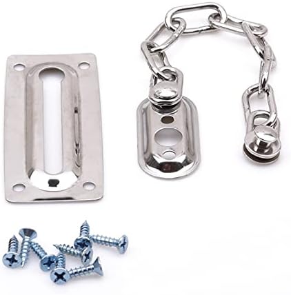 Stainless Steel Door Lock Silver Durable and Secure Door Protector