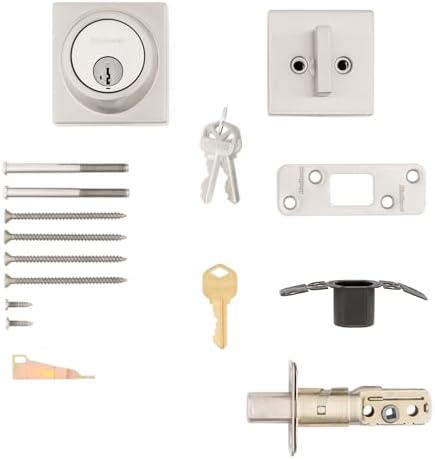 Kwikset 817 Deadbolt Lock - Secure Entry with SmartKey Technology