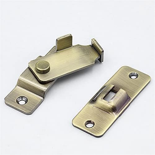 90-Degree Stainless Steel Door Lock Brushed Finish
