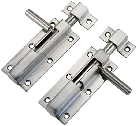304 Stainless Steel Door Security Lock 1Pcs Brushed Surface