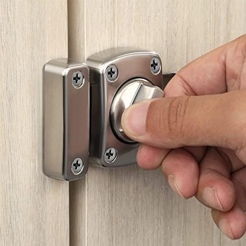 Straightforward Zinc Alloy Bathroom Latch 1Pcs