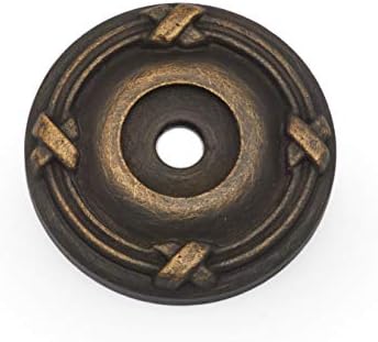 Antique English Back Plate with Cross Knob