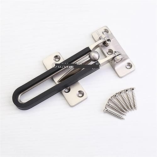 ZLOCYIVHE Solid Zinc Alloy Door Clasp - Silver Durable Anti-Theft Lock