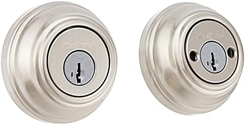 Kwikset 985 Double Cylinder Deadbolt with SmartKey in Satin Nickel