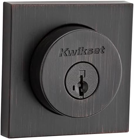 Kwikset Halifax Deadbolt Lock Venetian Bronze 1