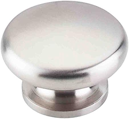 Top Knobs SS19 Flat Round Steel Knob 1