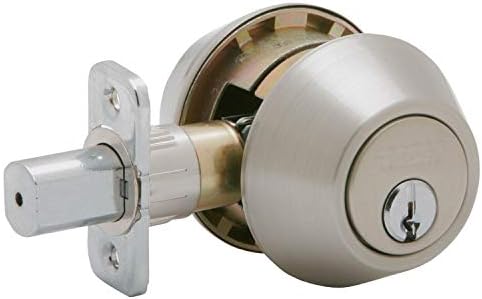 SCHLAGE Dexter JD62V630 Double Cylinder Deadbolt Satin Stainless
