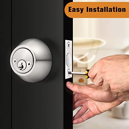 Probrico Double Cylinder Deadbolt Secure Modern Design