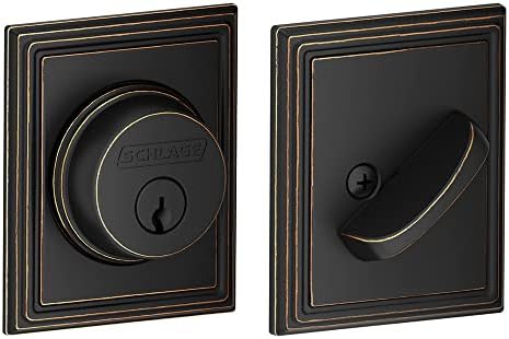 Unbreakable Front Door Deadbolt Set by SCHLAGE
