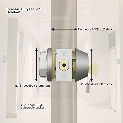Secure Entry Door Lock with 3-Hour Fire Rating