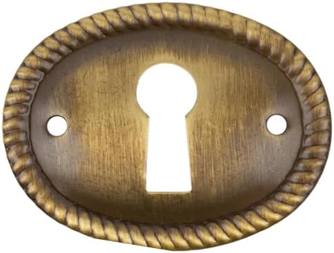 Ooxy Antique Brass Mirror-Mount Escutcheon Plate
