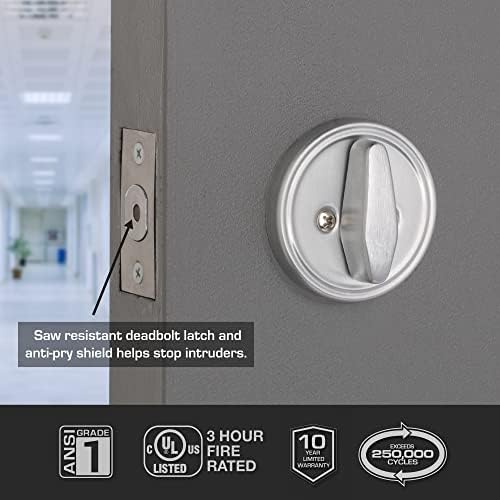 Secure Entry Door Lock with 3-Hour Fire Rating