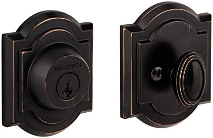 Baldwin Arch SmartKey Deadbolt with Microban Easy Install 100 Re-keyable