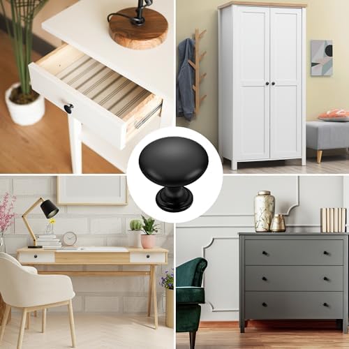10-Piece Matte Black Knobs
