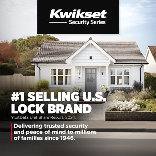 Kwikset 660 Deadbolt Lock Matte Black