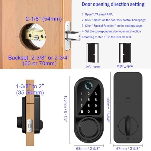 Smart Touchscreen Door Lock