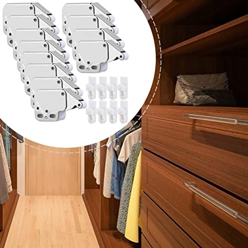 12-Piece Compact Spring Lock Set for Cabinet Door Drawer