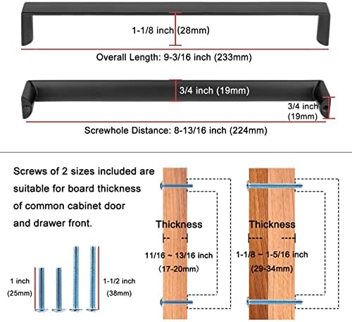 Sturdy 6-Piece Chrome Cabinet Pull