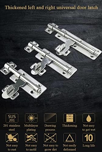 ZLOCYIVHE Dual-Direction Stainless Steel Door Lock