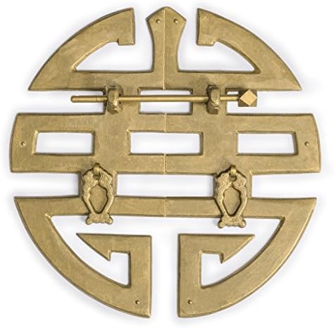 Hardware Philosophy - Brass Happiness Cabinet Face Plate Set