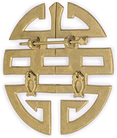 Hardware Philosophy - Brass Happiness Cabinet Face Plate Set