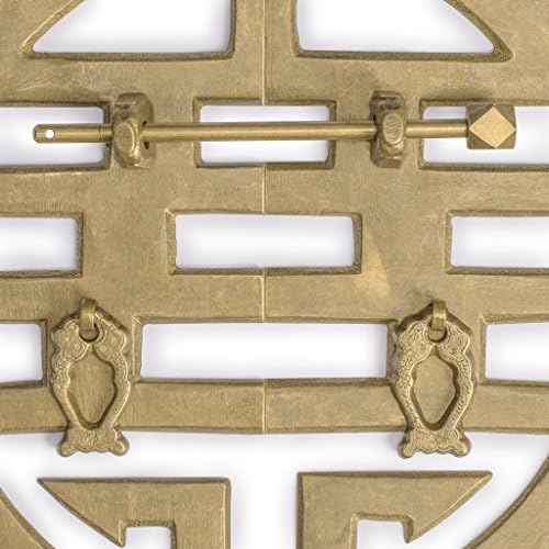 Hardware Philosophy - Brass Happiness Cabinet Face Plate Set