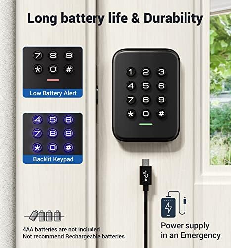 Veise Keyless Entry Door Lock Deadbolt