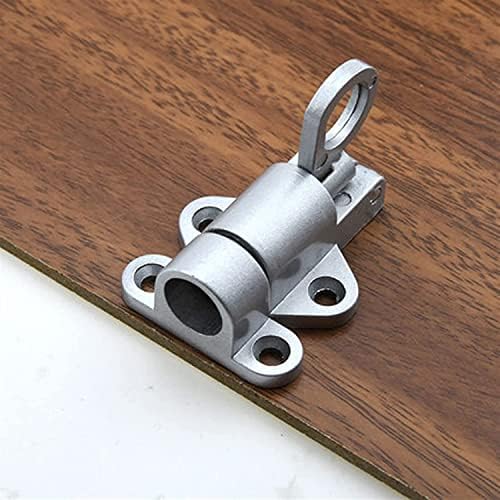 Secure Door Bolt in Grey Aluminum Alloy Design