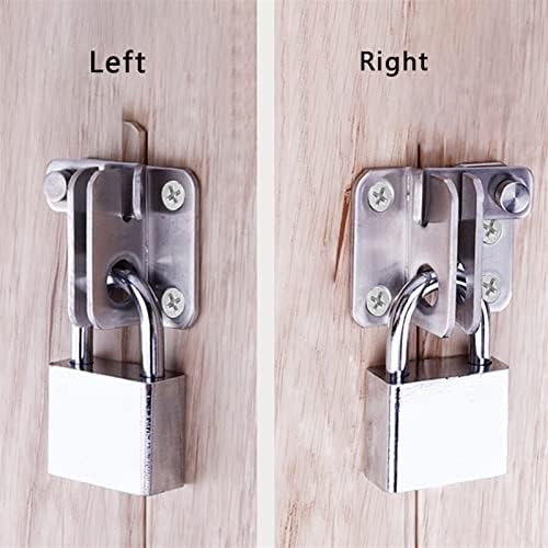 AMZWI Slide Latch Door Lock - Durable Deadbolt for Home Commercial Use