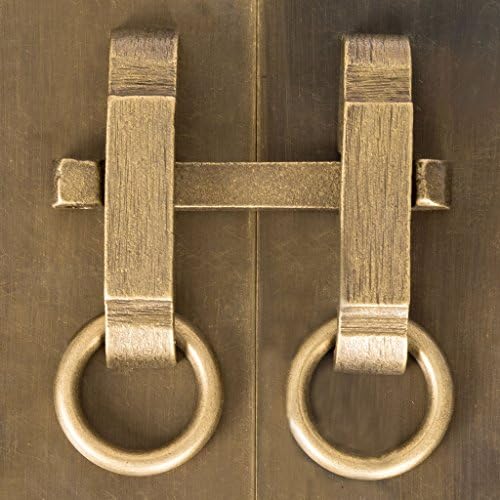 Hardware Philosophy - Brass Bamboo Curve Cabinet Hardware Set