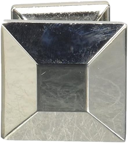 Laurey Poise Knob with Back Plate Large Polished Nickel - Mounting Hardware