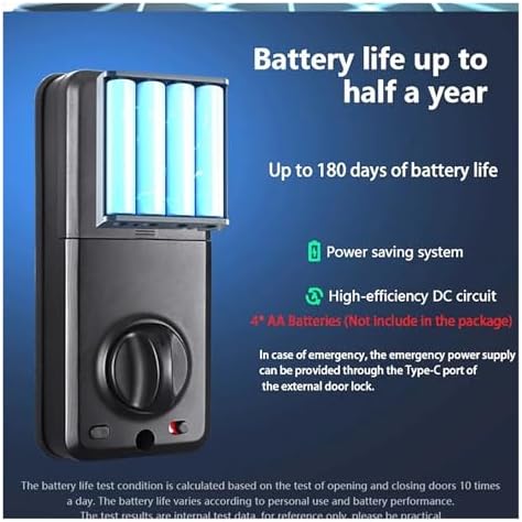 Tuya Smart Lock with Fingerprint Entry Deadbolt System