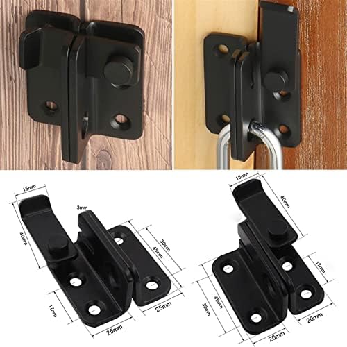 AMAZWI Slide Latch Deadbolt Lock for Doors and Gates