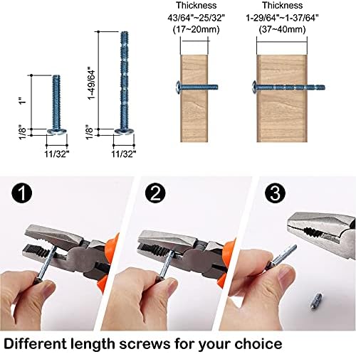 Amerdeco 6-Pack Champagne Bronze Cabinet Pulls