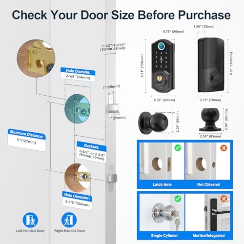 10 in 1 Secure Keyless Lock Set for Front Door