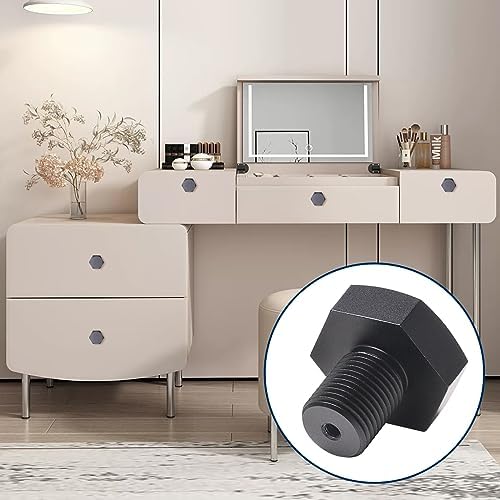 Sturdy Hexagon Cabinet Knobs Durable Aluminum Handles for Kitchen Bathroom Use
