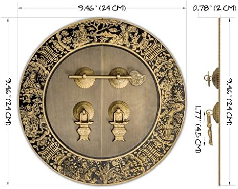 Hardware Philosophy 95 Brass Face Back Plate Set