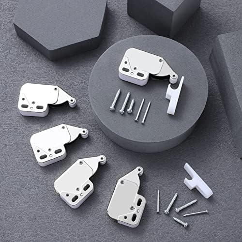 12-Piece Compact Spring Lock Set for Cabinet Door Drawer
