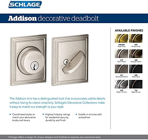 Secure Front Door Deadbolt withProfessional Features