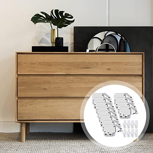 12-Piece Compact Spring Lock Set for Cabinet Door Drawer