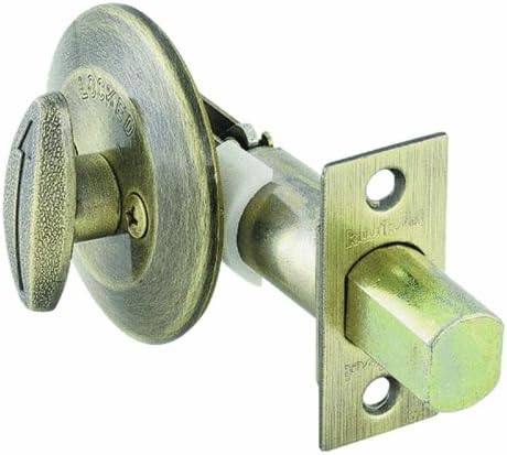 Kwikset 663 Deadbolt Antique Brass Thumb-Turn
